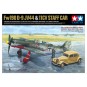 25213-Avion Focke-Wulf Fw190D-9 JV44 et Citroën traction 11CV 1/48 Tamiya