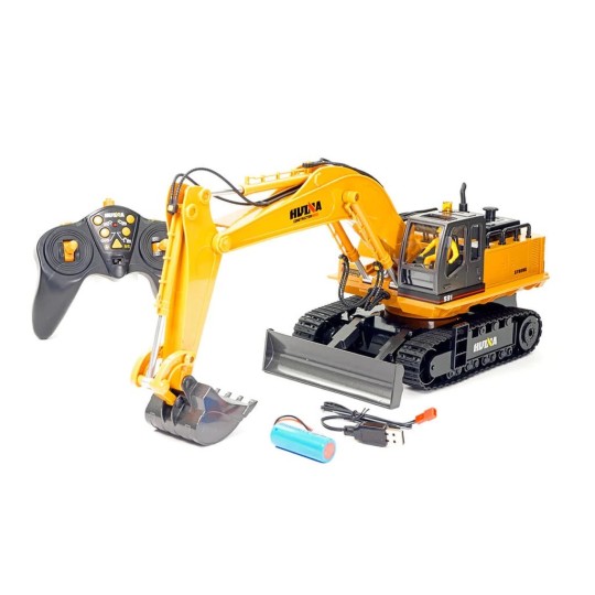 CY1531-Pelleteuse sur chenilles RC avec godet métal 1/16 2.4Ghz - HuiNa - CY1531