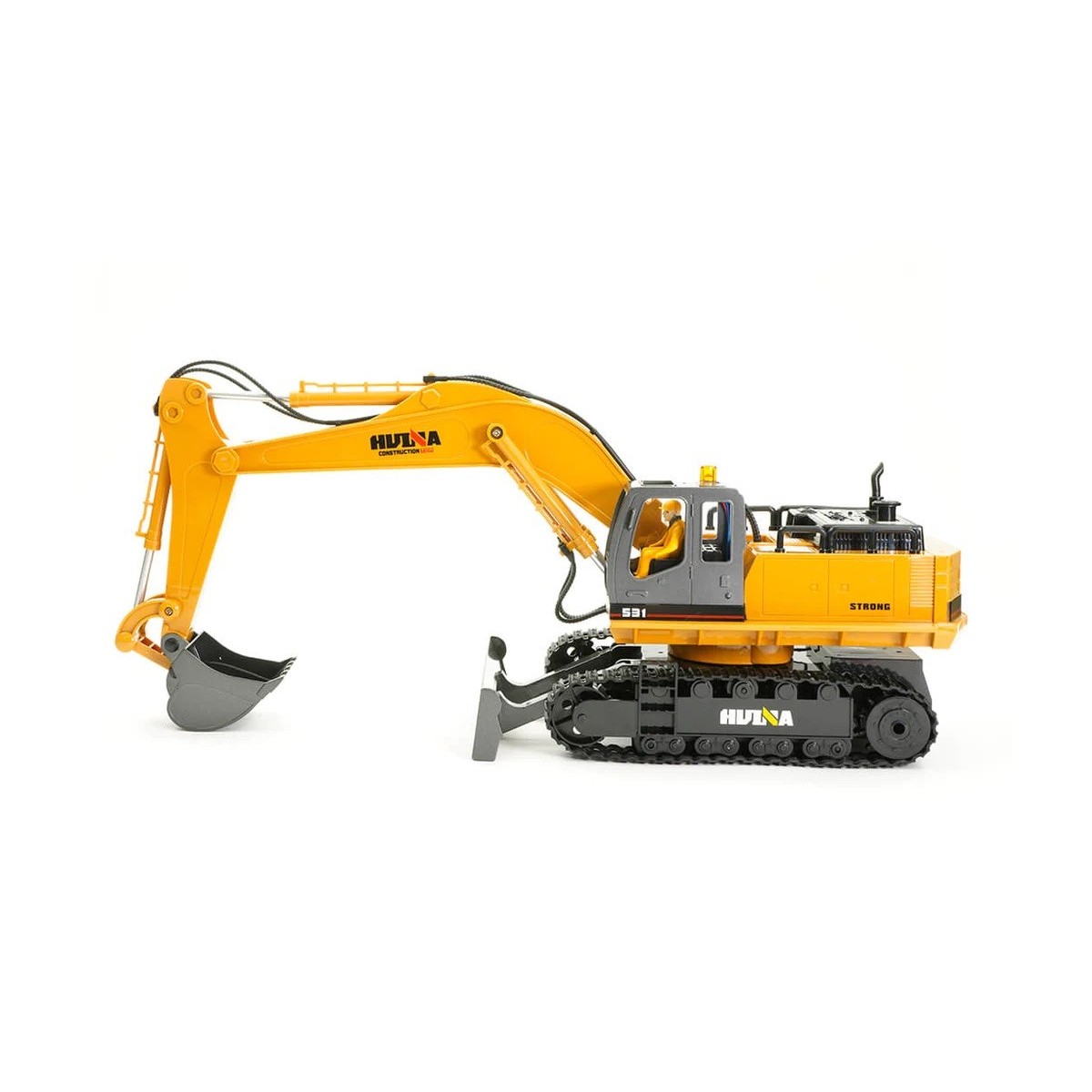 RC Crawler Excavator with 1/16 2.4Ghz Metal Bucket - HuiNa HuiNa Toys CY1531 - 3