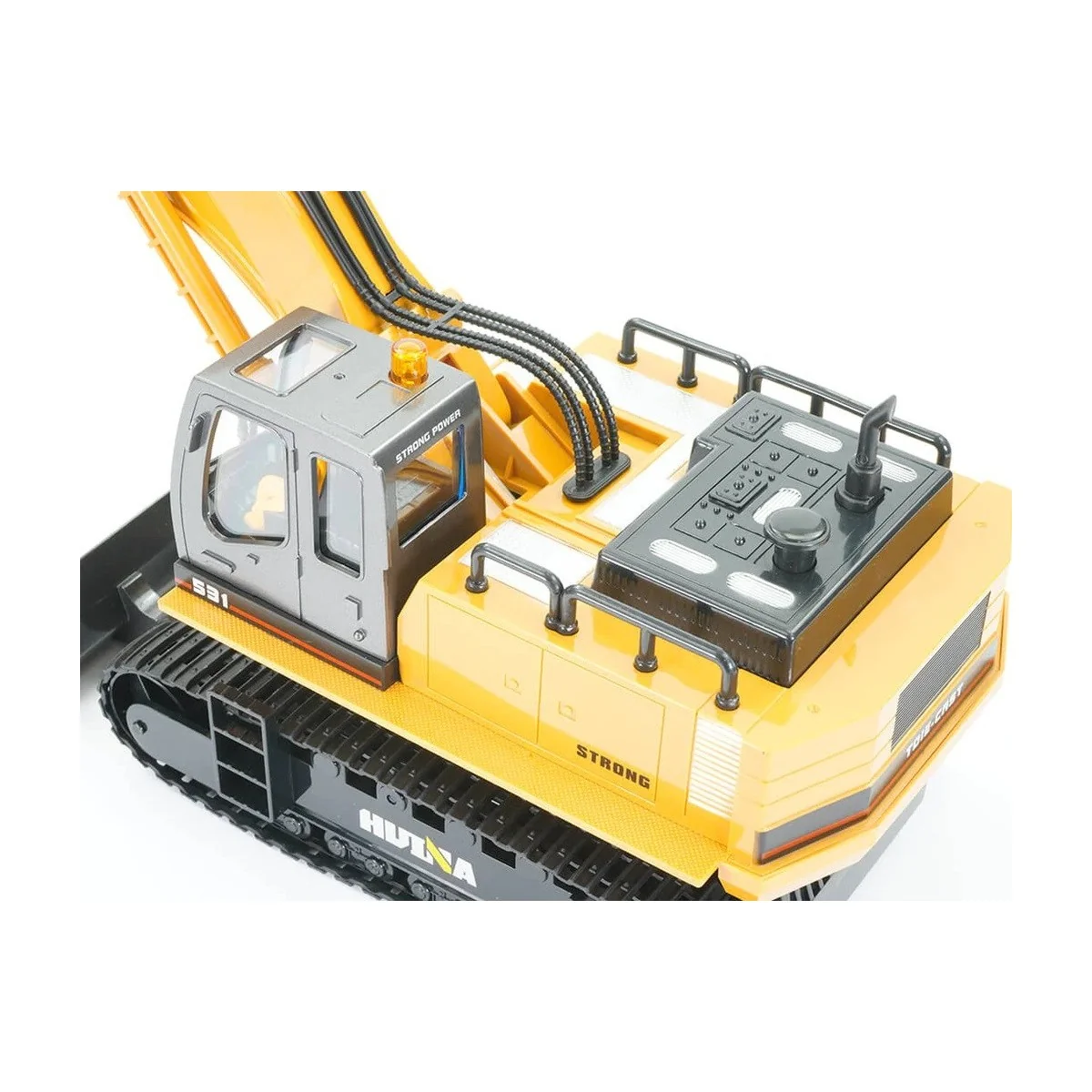 RC Crawler Excavator with 1/16 2.4Ghz Metal Bucket - HuiNa HuiNa Toys CY1531 - 9