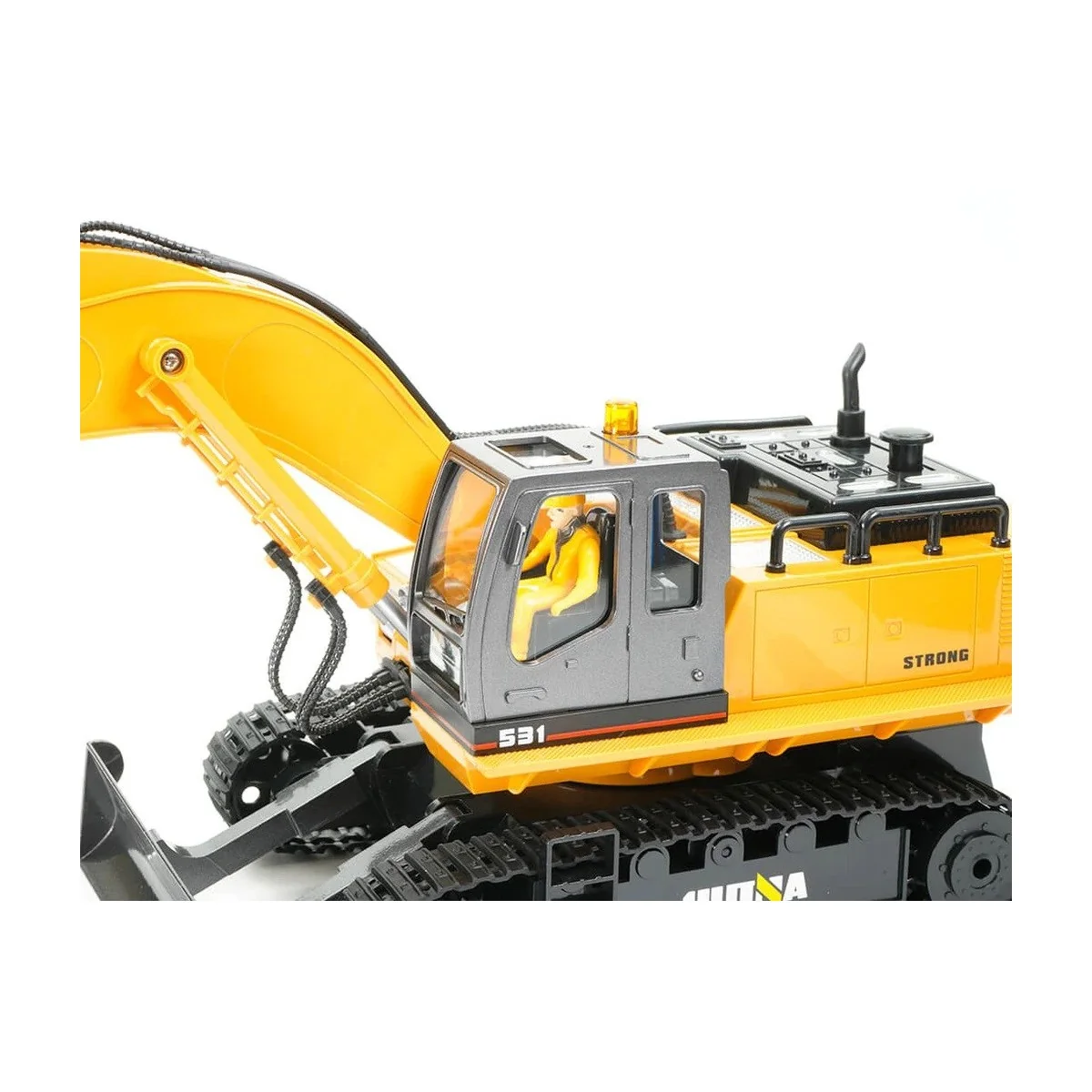 Pelleteuse sur chenilles RC avec godet métal 1/16 2.4Ghz - HuiNa HuiNa Toys CY1531 - 10