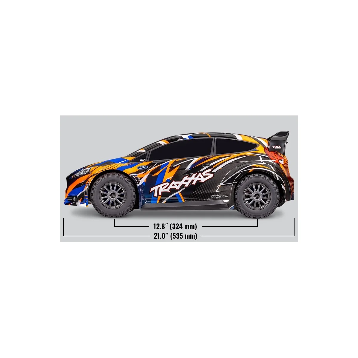 Ford Fiesta ST Rally VXL 4x4 1/10 RTR Traxxas Traxxas TRX-74276-4 - 24 Ford Fiesta ST Rally VXL 4x4 1/10 RTR Traxxas Traxxas TRX-74276-4 - 24
