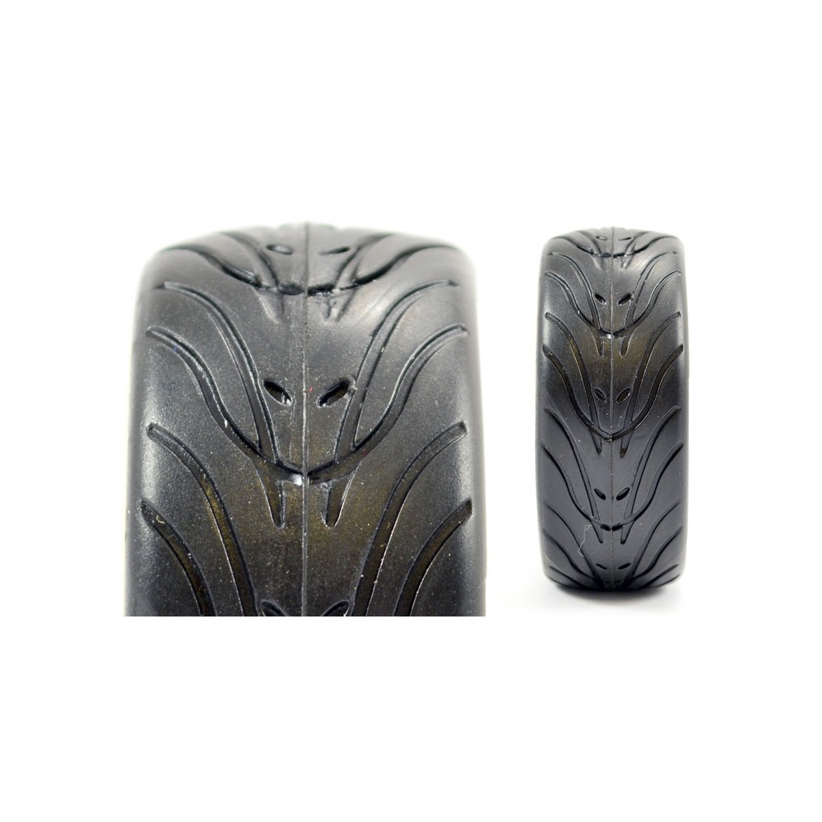 20-spoke 26mm 1/10 chrome track wheels (4) Fastrax Fastrax FAST0089C - 2