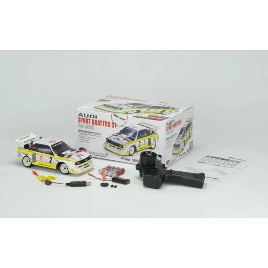 GT24 Audi Sport Quatro S1 1985 Brushless 4x4 1/24 RTR Carisma Carisma 88468 - 2 88468-GT24 Audi Sport Quatro S1 1985 Brushless 4x4 1/24 RTR Carisma - 88468