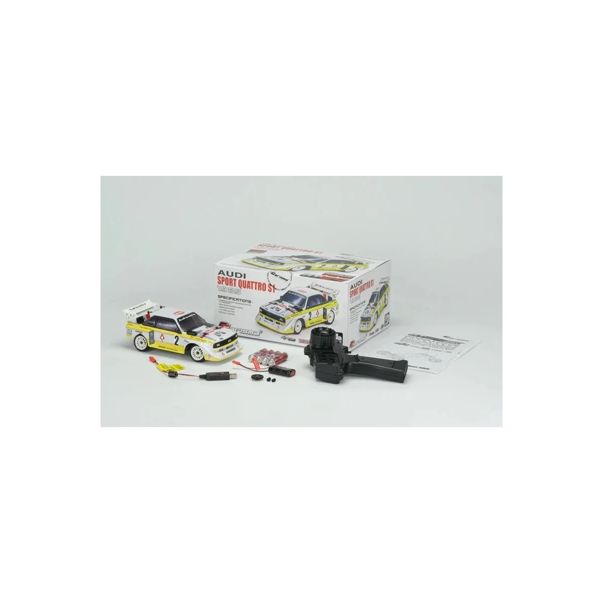 GT24 Audi Sport Quatro S1 1985 Brushless 4x4 1/24 RTR Carisma Carisma 88468 - 2 GT24 Audi Sport Quatro S1 1985 Brushless 4x4 1/24 RTR Carisma Carisma 88468 - 2