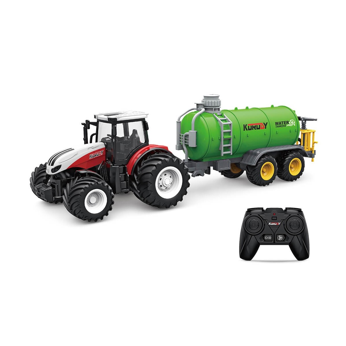 Tracteur RC grosses roues + citerne arroseur 1/24 Korody  K-6647K - 1