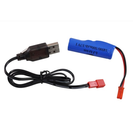 K-6634-Tracteur RC rouge avec fourche et pince bottes 1/24 Korody