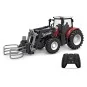 Red RC Tractor with Fork and Clamp Boots 1/24 Korody K-6634 - 1 K-6634-Red RC Tractor with Fork and Clamp Boots 1/24 Korody - K-6634
