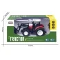 K-6631-Tracteur RC rouge avec fourche et grappin 1/24 Korody - K-6631