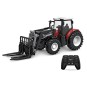 K-6633-Red RC Tractor with Fork and Tines Pallet Truck 1/24 Korody - K-6633