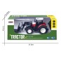 K-6633-Red RC Tractor with Fork and Tines Pallet Truck 1/24 Korody - K-6633
