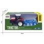 K-6639K-Red Big Wheel RC Tractor with Harrow 1/24 Korody