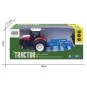 K-6639K-Red Big Wheel RC Tractor with Harrow 1/24 Korody - K-6639K