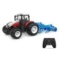 K-6639K-Red Big Wheel RC Tractor with Harrow 1/24 Korody - K-6639K