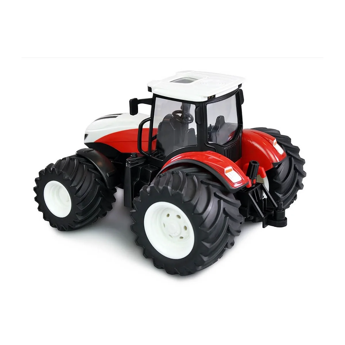 Red Big Wheel RC Tractor with 1/24 Korody Rake K-6637K - 3 Red Big Wheel RC Tractor with 1/24 Korody Rake K-6637K - 3