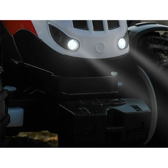 K-6635K-Red Big Wheel RC Tractor with Fertilizer Seeder 1/24 Korody