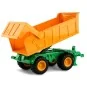 K-6643K-Tracteur RC rouge grosses roues avec remorque basculante 1/24 Korody - K-6643K