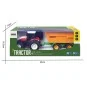 K-6643K-Red Big Wheel RC Tractor with Tipping Trailer 1/24 Korody - K-6643K