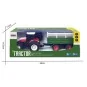 K-6644K-Tracteur RC rouge grosses roues avec remorque et vache 1/24 Korody - K-6644K