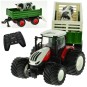 K-6644K-1/24 Korody Large Wheel RC Tractor with Trailer and Cow - Red