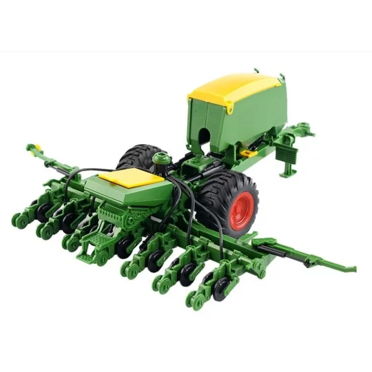 K-6646K-Red Big Wheel RC Tractor with Seed Drill Trailer 1/24 Korody