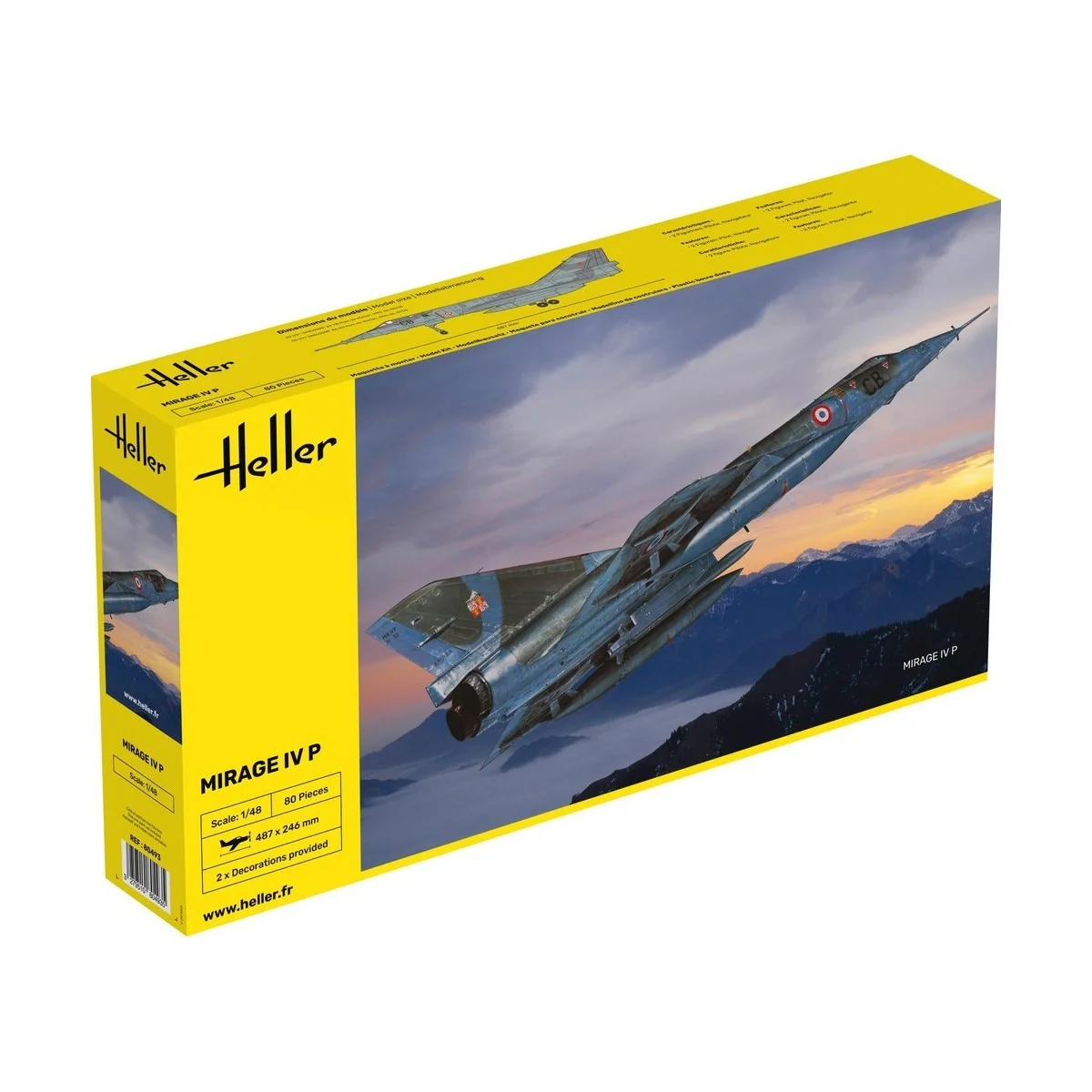 Mirage IV P 1/48 Heller Heller HEL-80493 - 1 Mirage IV P 1/48 Heller Heller HEL-80493 - 1