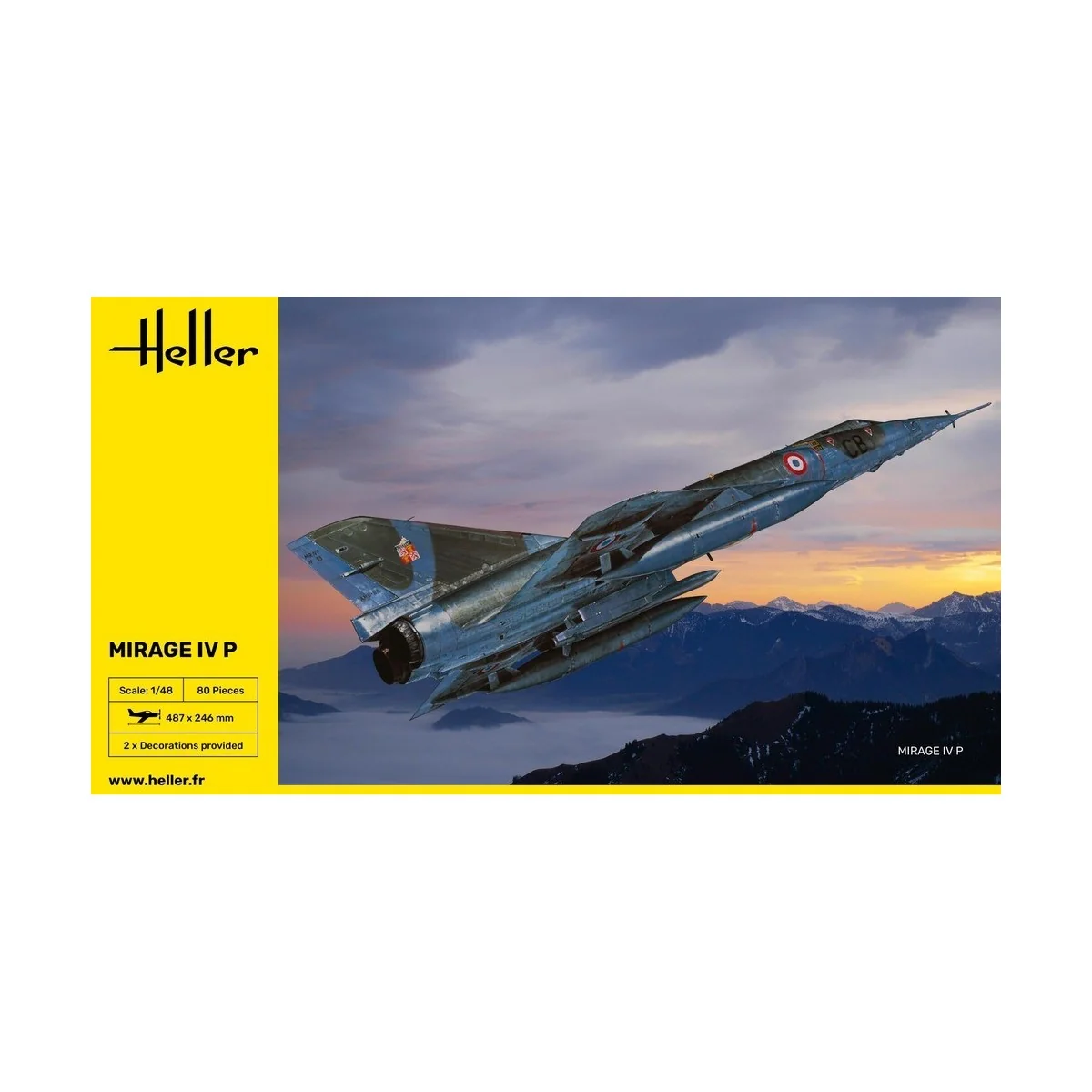 Mirage IV P 1/48 Heller Heller HEL-80493 - 3 Mirage IV P 1/48 Heller Heller HEL-80493 - 3