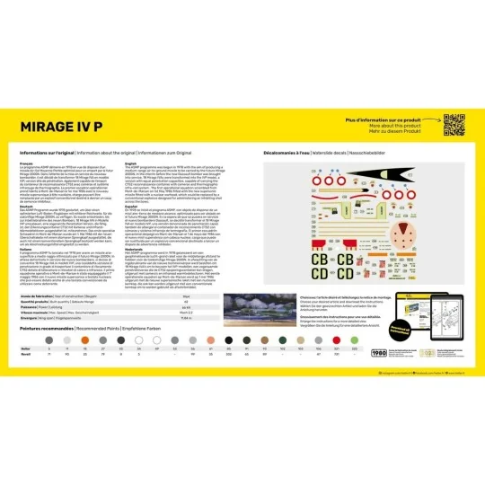 HEL-80493-Mirage IV P 1/48 Heller - HEL-80493