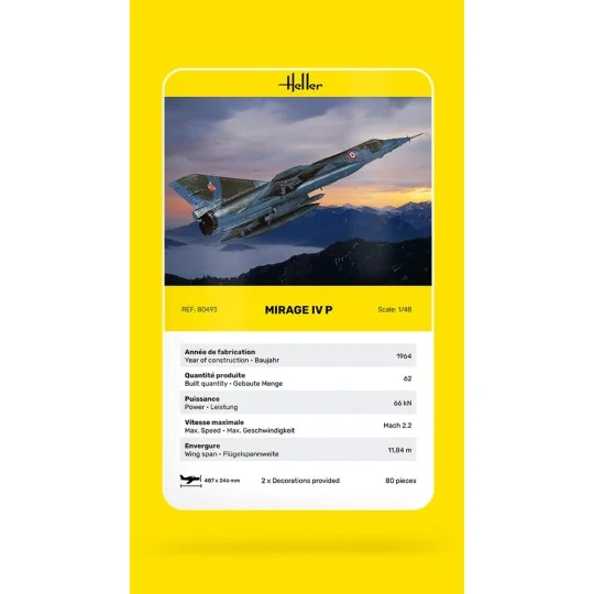 HEL-80493-Mirage IV P 1/48 Heller - HEL-80493