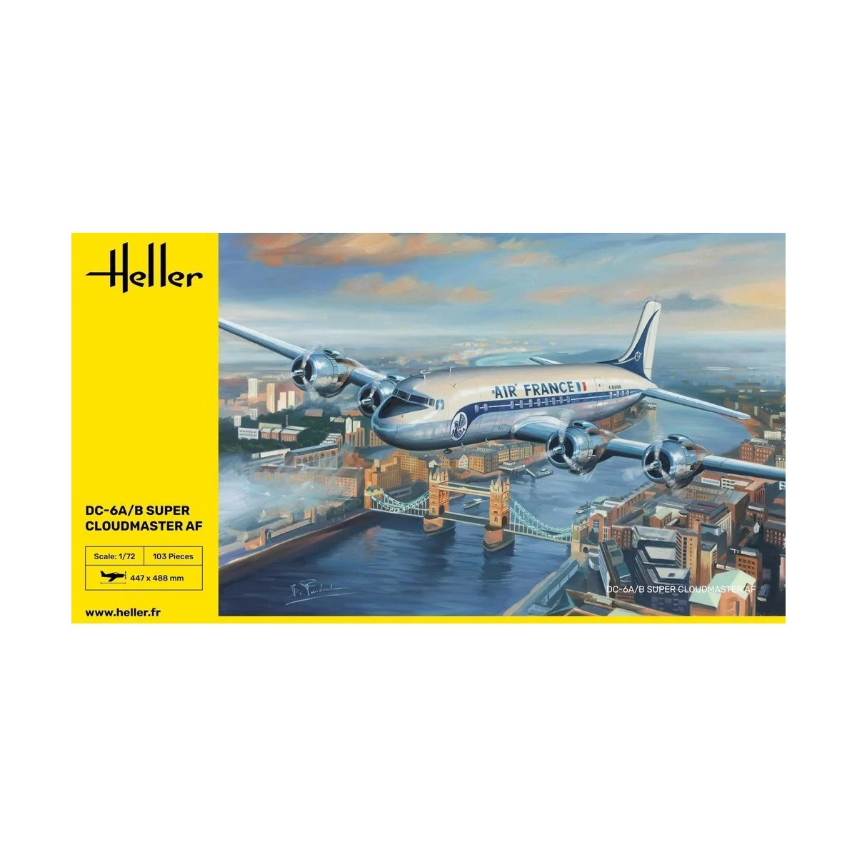 DC6 Super Cloudmaster AF 1/72 Heller Heller HEL-80315 - 2 DC6 Super Cloudmaster AF 1/72 Heller Heller HEL-80315 - 2