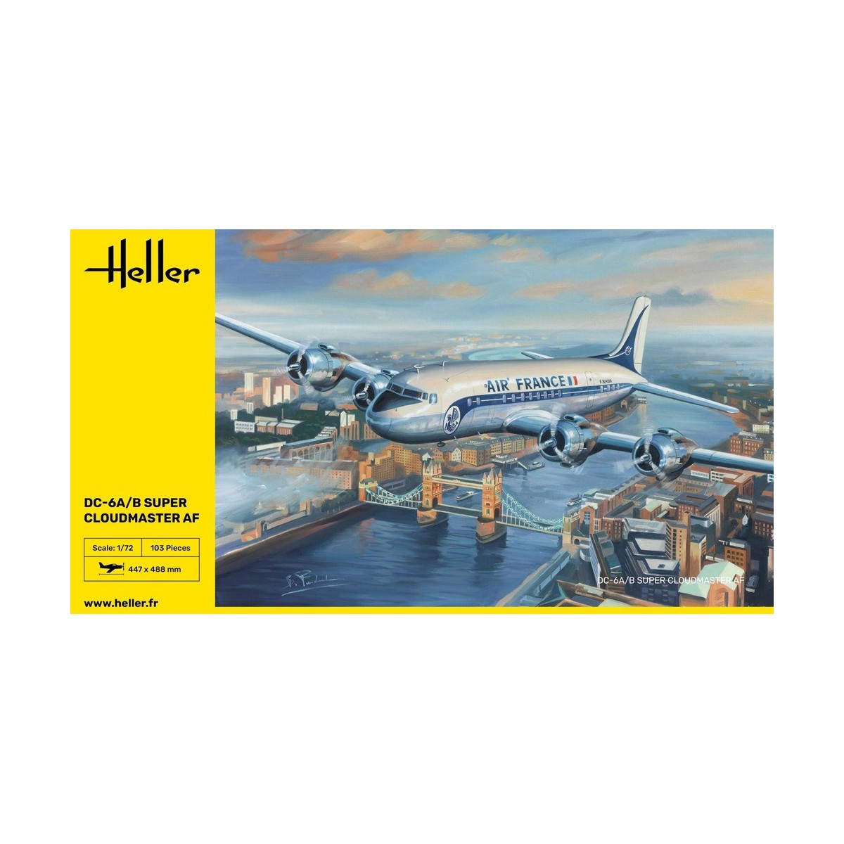 DC6 Super Cloudmaster AF 1/72 Heller Heller HEL-80315 - 2