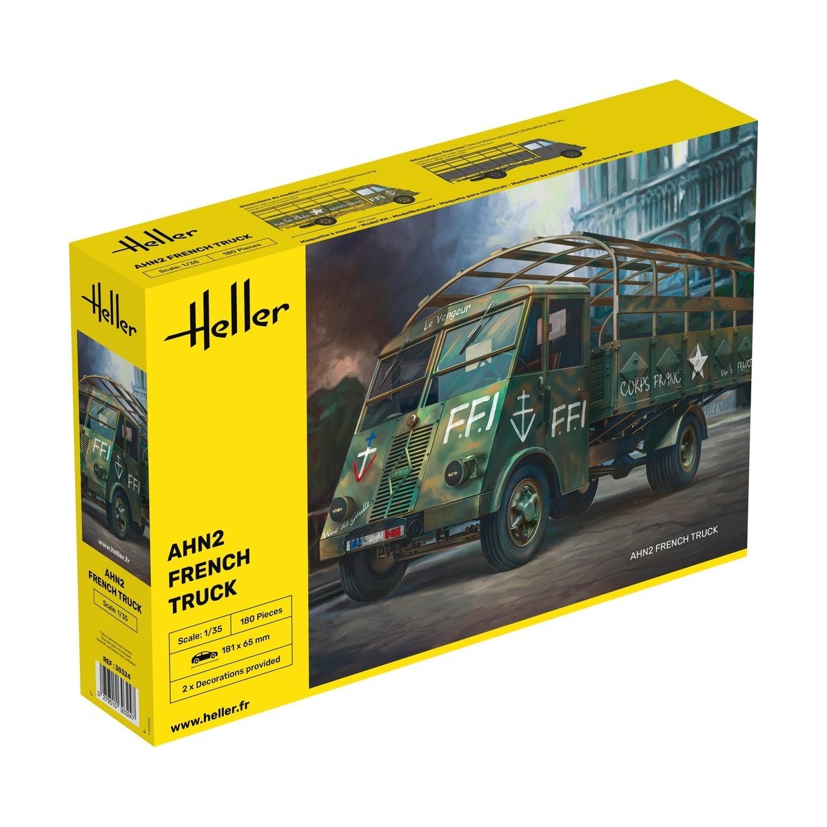 Camion Français AHN2 1/35 Heller Heller HEL-30324 - 1