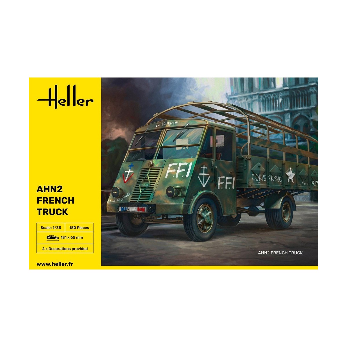 French Truck AHN2 1/35 Heller Heller HEL-30324 - 2