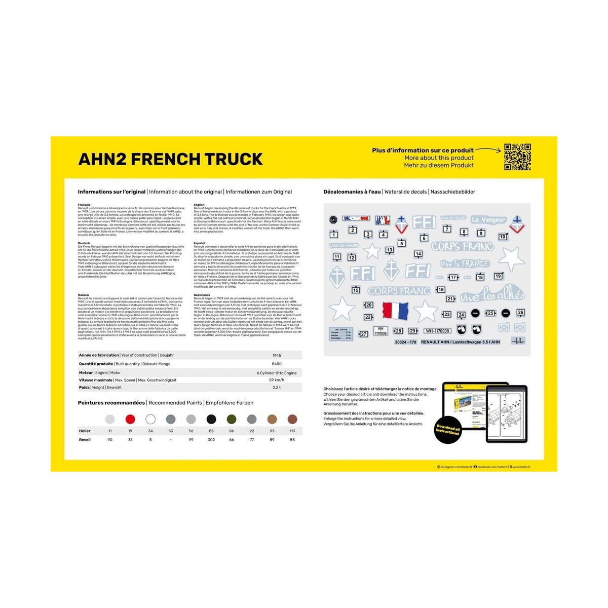 French Truck AHN2 1/35 Heller Heller HEL-30324 - 2