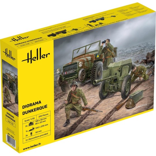 HEL-30326-Diorama Dunkerque 1/35 Heller