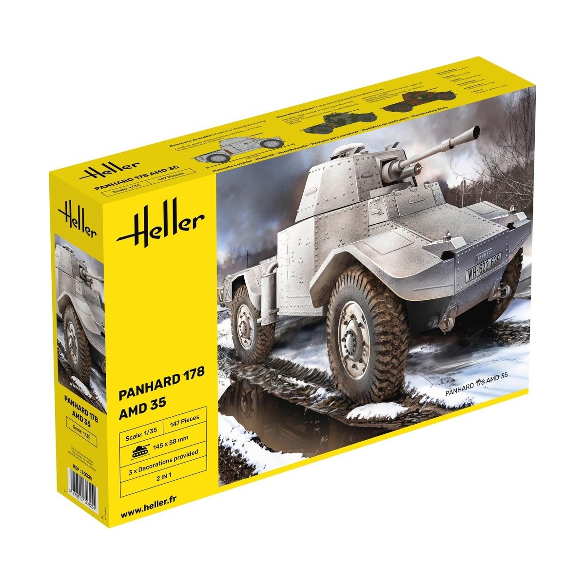 Char Panhard 178 AMD 35 1/35 Heller Heller HEL-30325 - 1