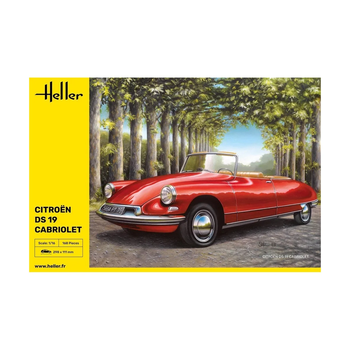 Citroën DS 19 Carbriolet 1/16 Heller Heller HEL-80796 - 2 Citroën DS 19 Carbriolet 1/16 Heller Heller HEL-80796 - 2