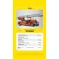 Delahaye Type 103 1/24 Heller Fire Truck Heller HEL-80780 - 6 HEL-80780-Delahaye Type 103 1/24 Heller Fire Truck - HEL-80780