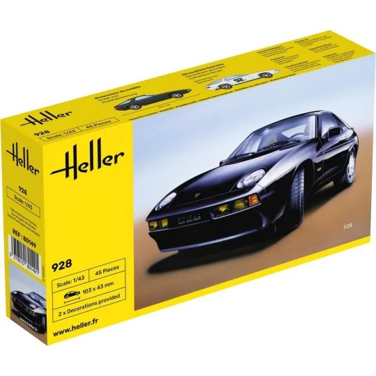 HEL-80149-Porsche 928 1/43 Heller - HEL-80149