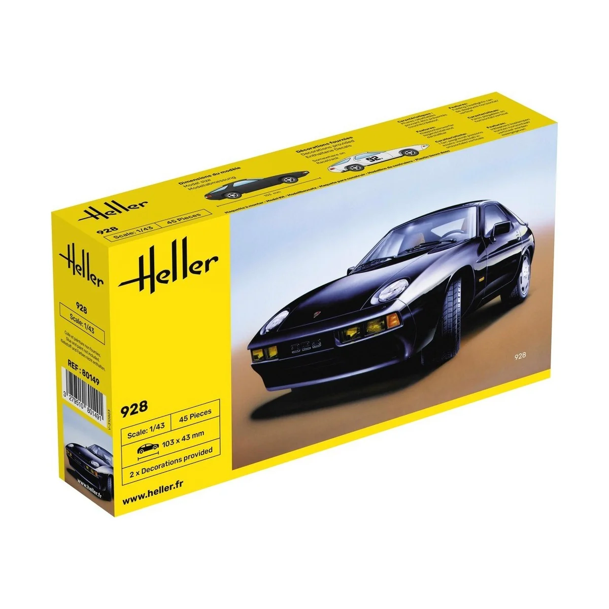Porsche 928 1/43 Heller Heller HEL-80149 - 1