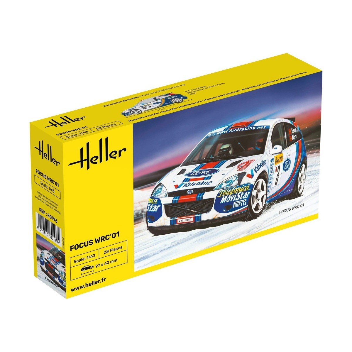 Ford Focus WRC 2001 1/43 Heller Heller HEL-80196 - 1