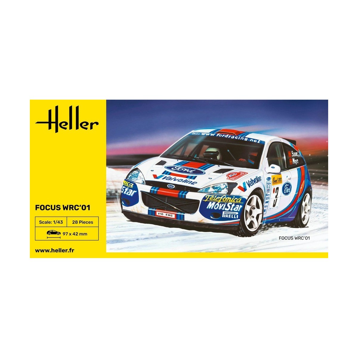 Ford Focus WRC 2001 1/43 Heller Heller HEL-80196 - 3