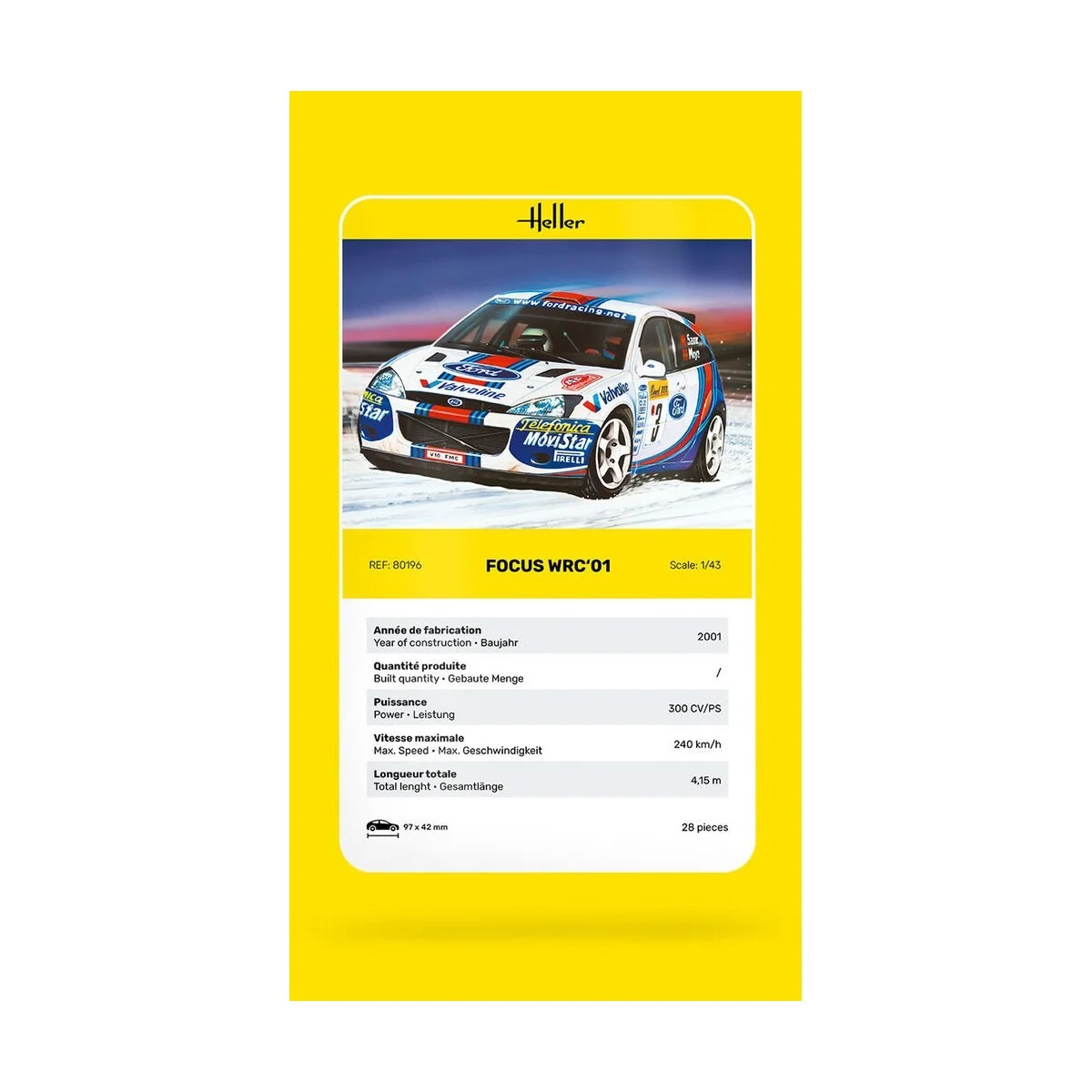Ford Focus WRC 2001 1/43 Heller Heller HEL-80196 - 6