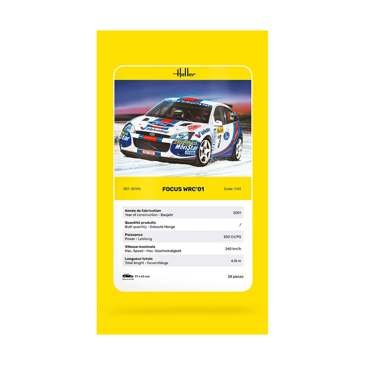 Ford Focus WRC 2001 1/43 Heller Heller HEL-80196 - 6