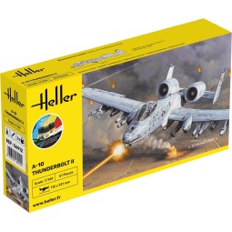 A-10 Thunderbolt II 1/144 Heller + glue and paints Heller HEL-56912 - 1
