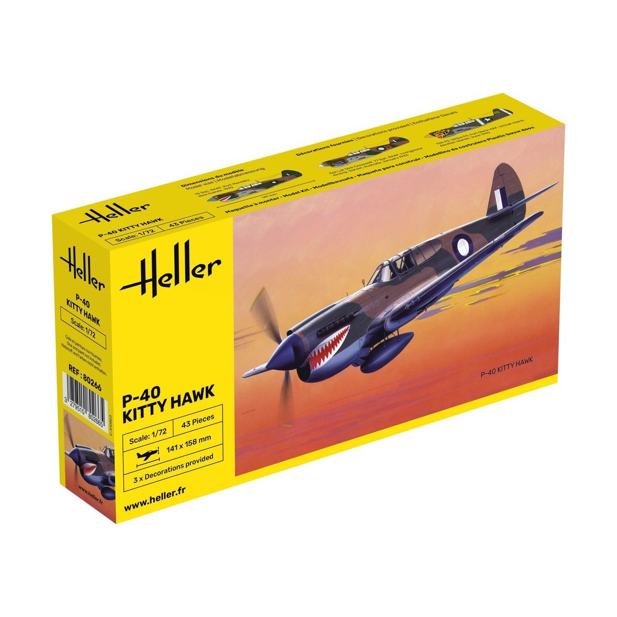 P-40 Kitty Hawk 1/72 Heller Heller HEL-80266 - 1