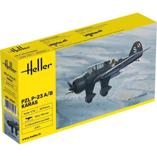 HEL-80247-PZL 23 Karas 1/72 Heller - HEL-80247