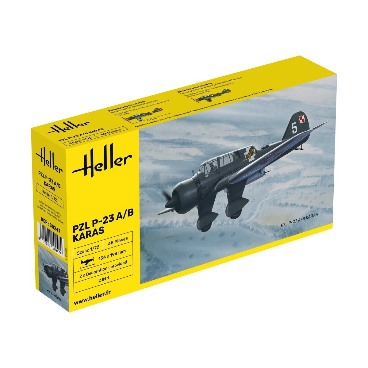 PZL 23 Karas 1/72 Heller Heller HEL-80247 - 1 PZL 23 Karas 1/72 Heller Heller HEL-80247 - 1