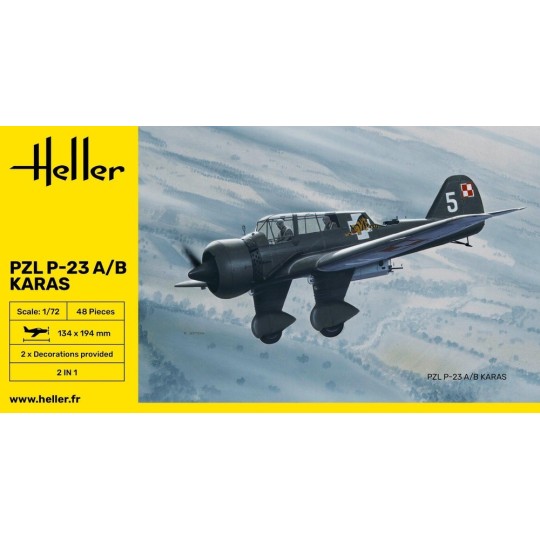 HEL-80247-PZL 23 Karas 1/72 Heller
