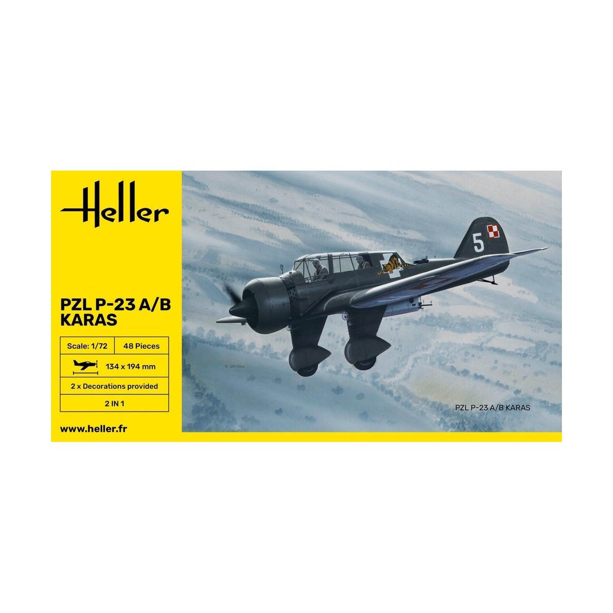 PZL 23 Karas 1/72 Heller Heller HEL-80247 - 2 PZL 23 Karas 1/72 Heller Heller HEL-80247 - 2